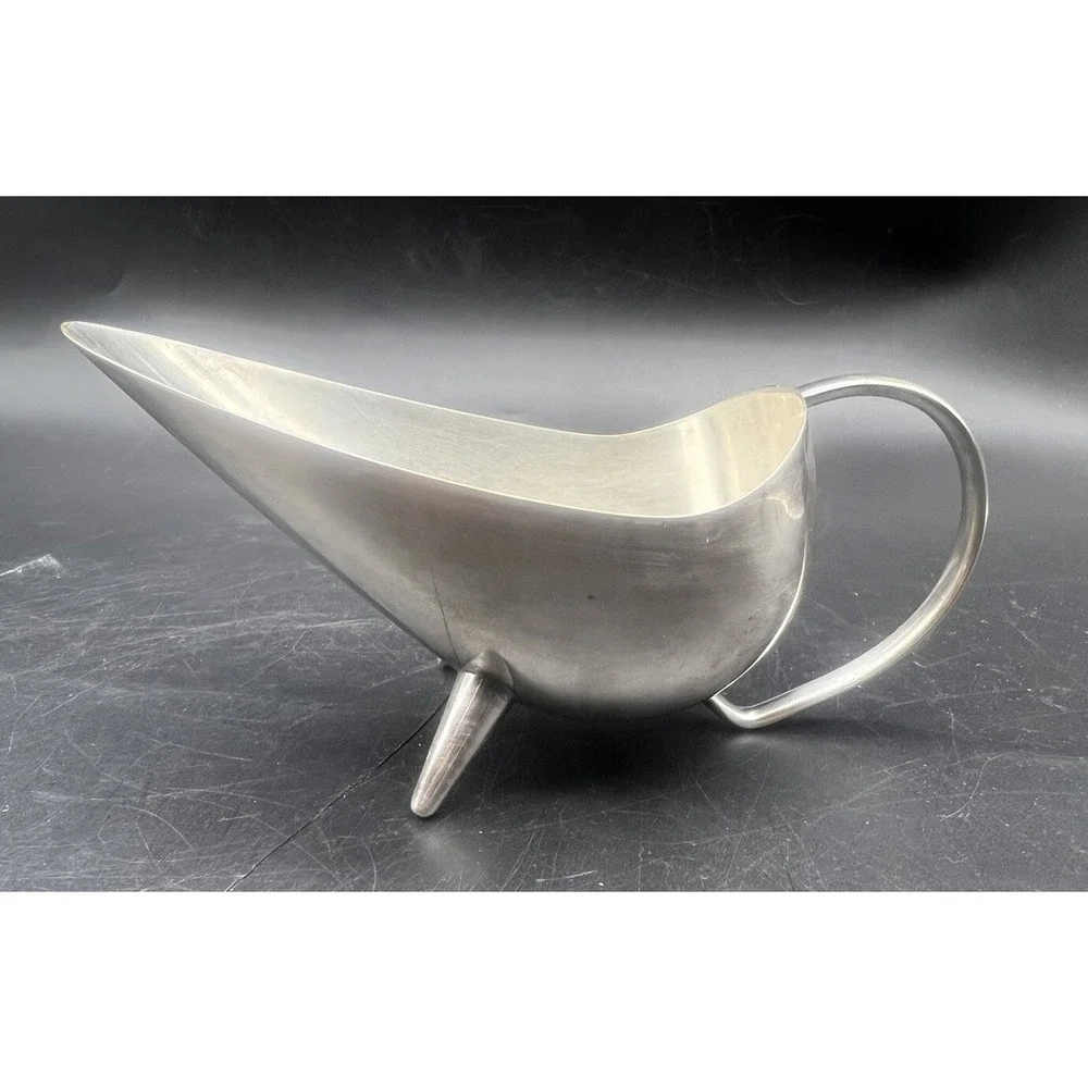 Vintage MCM Silver Plated Creamer & Open Sugar Bowl Kurt Mayer for WMF 1950